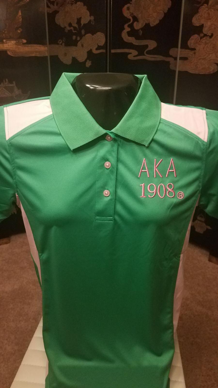 AKA GREEN POLO SHIRT